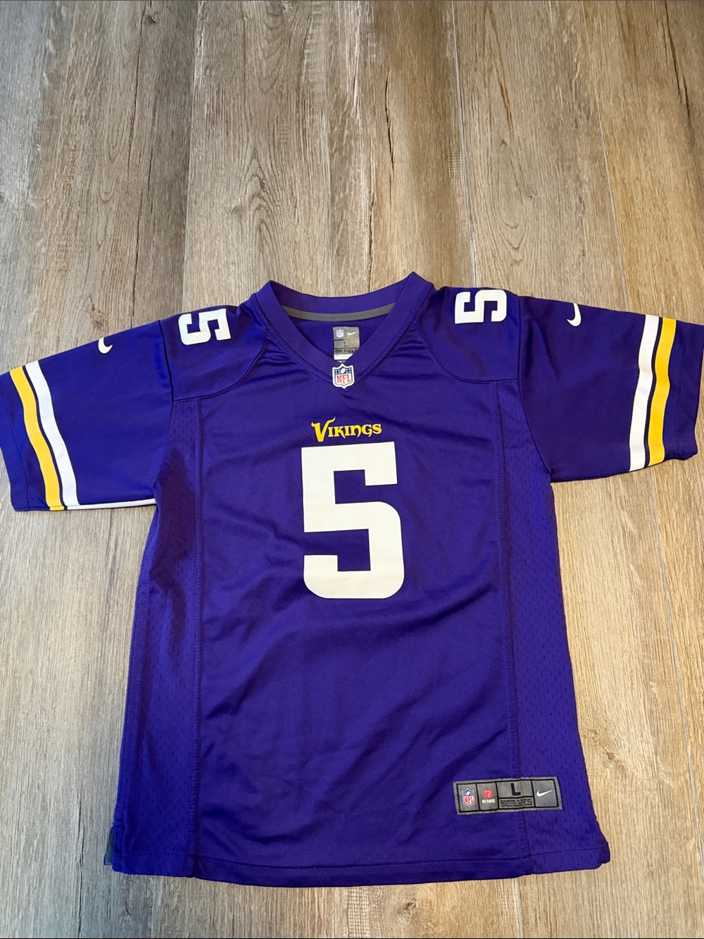 NFL Minnesota Vikings Teddy Bridgewater #5 Nike Jersey
